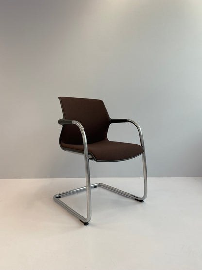 Vitra Unix Chair Freischwinger in braun