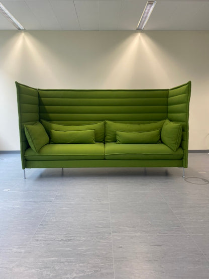 Vitra Alcove Highback 3-Sitzer in Grasgrün