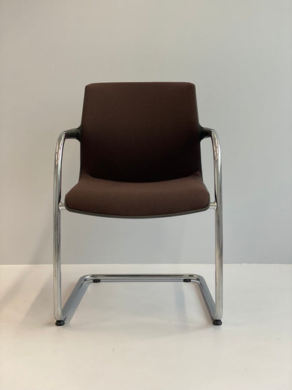 Vitra Unix Chair Freischwinger in braun