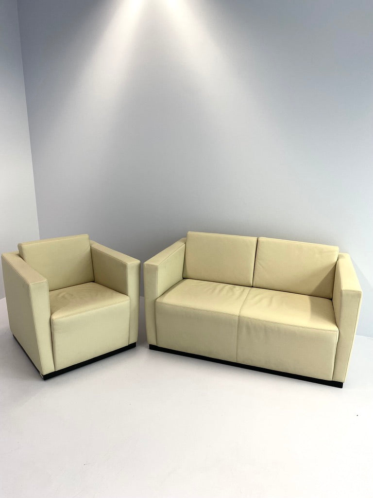 Walter Knoll Elton 2-Sitzer Sofa aus Echtleder