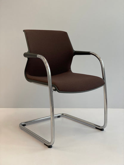 Vitra Unix Chair Freischwinger in braun