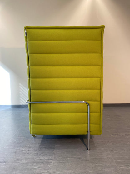 Vitra Alcove Highback 2-Sitzer Sofa in Limettengrün